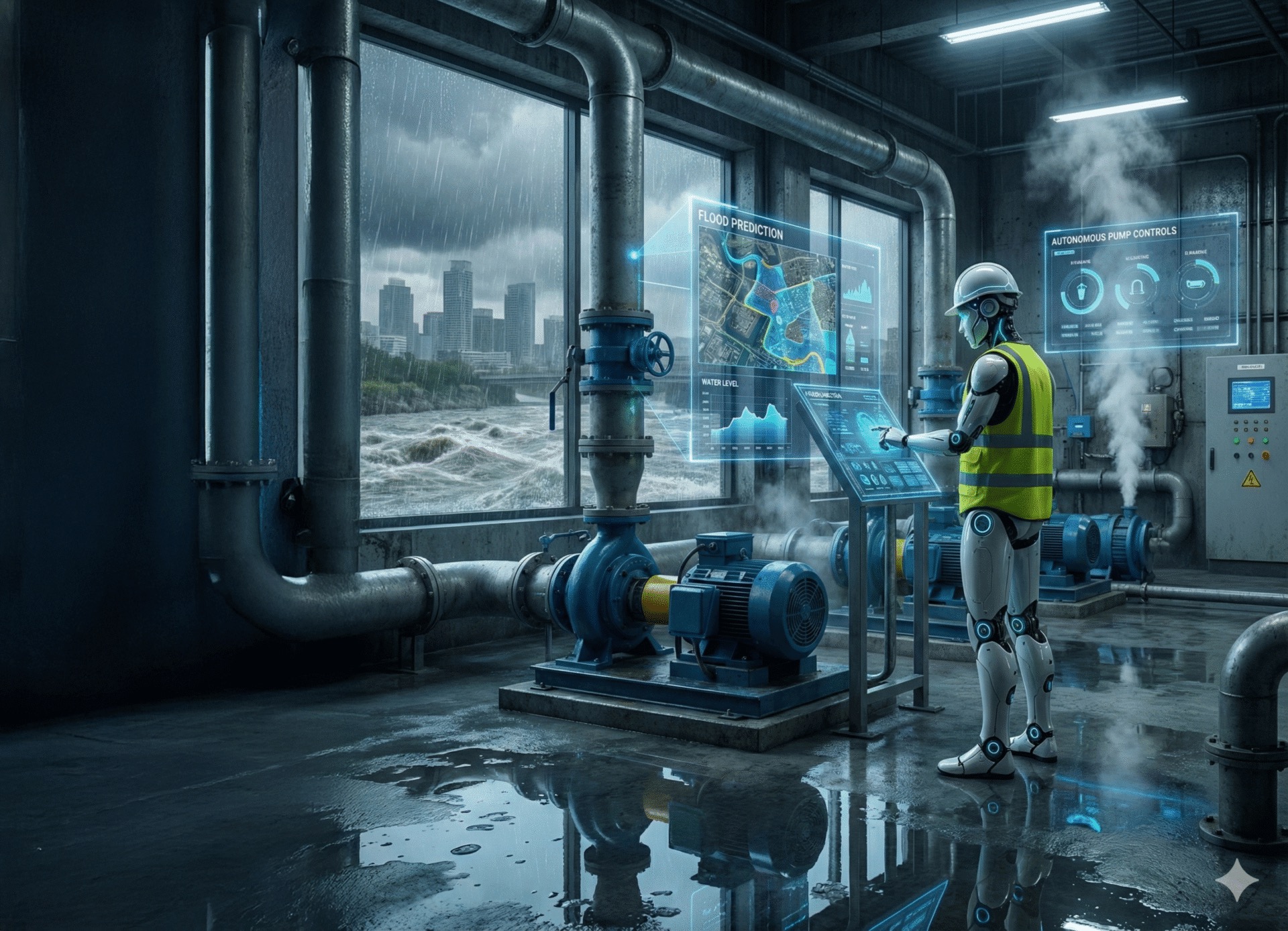 Autonomous AI agent managing water utilities operations